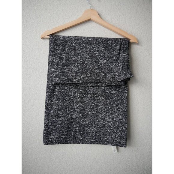 Lululemon Vinyasa Wrap Scarf Black White Print One Size Convertible Neck Warmer - Picture 4 of 8